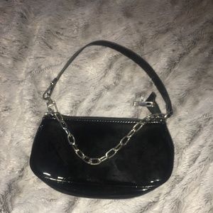 Black mini purse